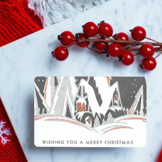 Sticker Rectangulaire Art déco vintage