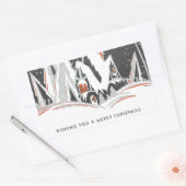 Sticker Rectangulaire Art déco vintage (Enveloppe)