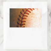 Sticker Rectangulaire Art du baseball (Sac)