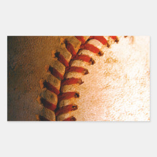 Sticker Rectangulaire Art du baseball