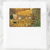 Sticker Rectangulaire Art, Gustav Klimt, Le Baiser (Sac)
