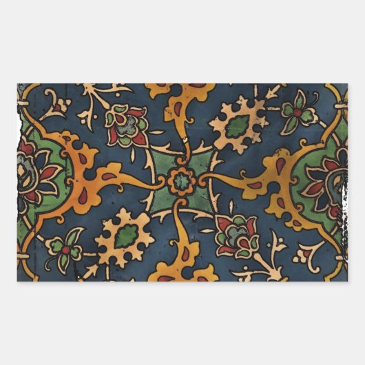 Sticker Rectangulaire Art Nouveau l'Art arabe (Devant)