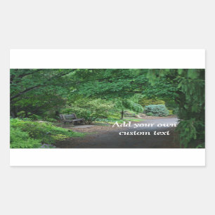 Sticker Rectangulaire Art raffiné avec des mots de sagesse
