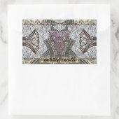 Sticker Rectangulaire artefacts guide masqué (Sac)