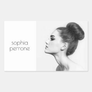 Sticker Rectangulaire Artiste et photographe professionnel Carte photo
