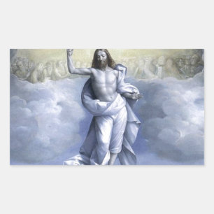 Sticker Rectangulaire Ascension du Christ par Garofalo 1520.jpg