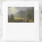 Sticker Rectangulaire Asher Brown Durand - Première récolte (Sac)