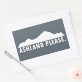 Sticker Rectangulaire Ashland Oregon S'Il Vous Plaît (Enveloppe)