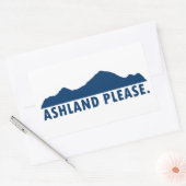 Sticker Rectangulaire Ashland Oregon S'Il Vous Plaît (Enveloppe)