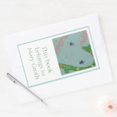 Sticker Rectangulaire Assiette (Enveloppe)