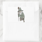 Sticker Rectangulaire Assistant avec le personnel de l'Assistant (Sac)