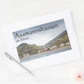 Sticker Rectangulaire Assmannshausen Allemagne (Enveloppe)
