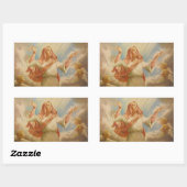 Sticker Rectangulaire Assomption de Vierge Marie (Feuille)