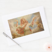 Sticker Rectangulaire Assomption de Vierge Marie (Enveloppe)