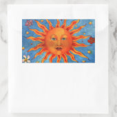 Sticker Rectangulaire Astrologie Sun (Sac)