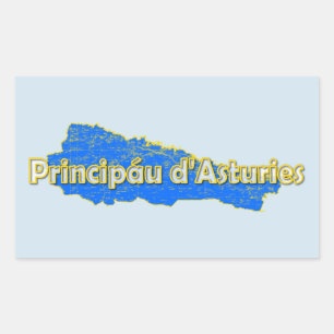 Sticker Rectangulaire Asturies