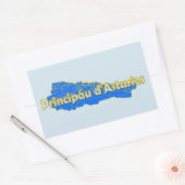 Sticker Rectangulaire Asturies (Enveloppe)