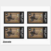 Sticker Rectangulaire Athabasca Tar Sands Duck Mount (Feuille)