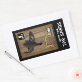 Sticker Rectangulaire Athabasca Tar Sands Duck Mount (Enveloppe)