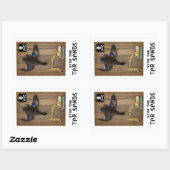 Sticker Rectangulaire Athabasca Tar Sands Duck Mount (Feuille)