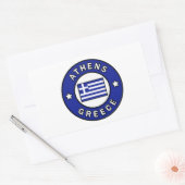 Sticker Rectangulaire Athènes Grèce (Enveloppe)