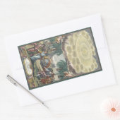 Sticker Rectangulaire Atlas Coelestis par Doppelmaier, Astronomie Vintag (Enveloppe)