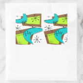 Sticker Rectangulaire Atomic Era Inspecred Boomerang (Sac)