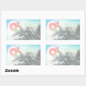 Sticker Rectangulaire Atteindre le ciel (Feuille)