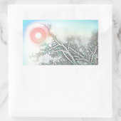 Sticker Rectangulaire Atteindre le ciel (Sac)