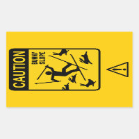 ATTENTION : Piste pour débutants - Panneau d'avert