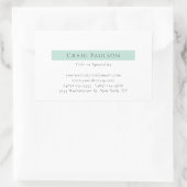 Sticker Rectangulaire Attrayant Simple Plain Professionnel Moderne (Sac)