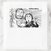 Sticker Rectangulaire Au panneau Moteur Différence (Sac)