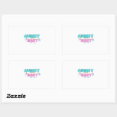 Sticker Rectangulaire Aubrey baby (Feuille)