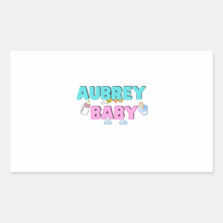 Sticker Rectangulaire Aubrey baby