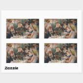 Sticker Rectangulaire Auguste Renoir - Déjeuner de la fête nautique (Feuille)