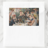 Sticker Rectangulaire Auguste Renoir - Déjeuner de la fête nautique (Sac)