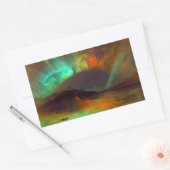 Sticker Rectangulaire Aurora boréale, aurores boréales (Enveloppe)