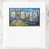 Sticker Rectangulaire Austin, Texas (Sac)