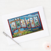 Sticker Rectangulaire Austin, Texas (Enveloppe)