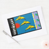 Sticker Rectangulaire Australie (Enveloppe)