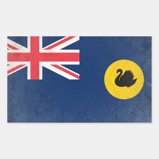 Sticker Rectangulaire Australie occidentale (Devant)