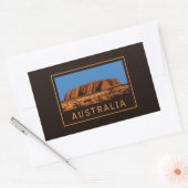 Sticker Rectangulaire Australie Uluru (Enveloppe)