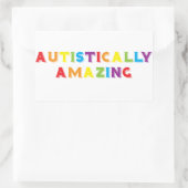 Sticker Rectangulaire Autiquement Extraordinaire (Sac)