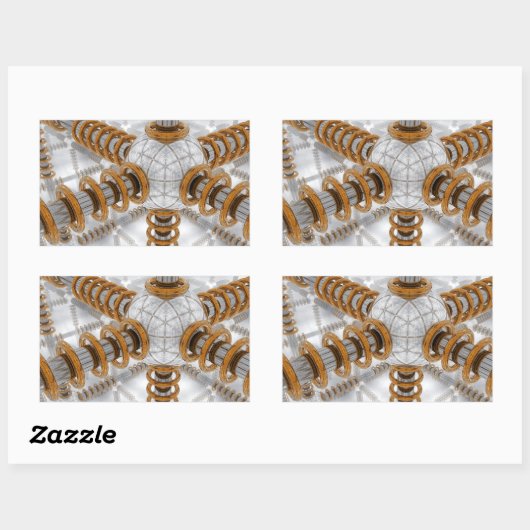 Sticker Rectangulaire Automatisation avancée (Feuille)