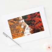 Sticker Rectangulaire Automne Couleur de pointe Vermont (Enveloppe)