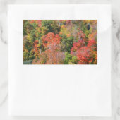 Sticker Rectangulaire Automne Hillside Colorful Automne Nature Photograp (Sac)