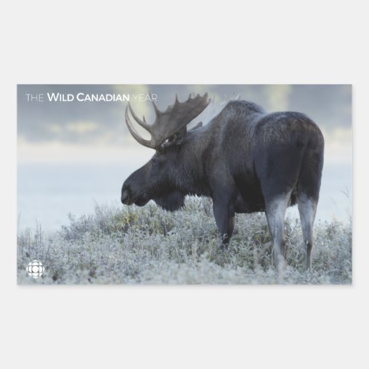 Sticker Rectangulaire Automne - Oie (Devant)
