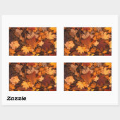 Sticker Rectangulaire Autum Feuille (Feuille)