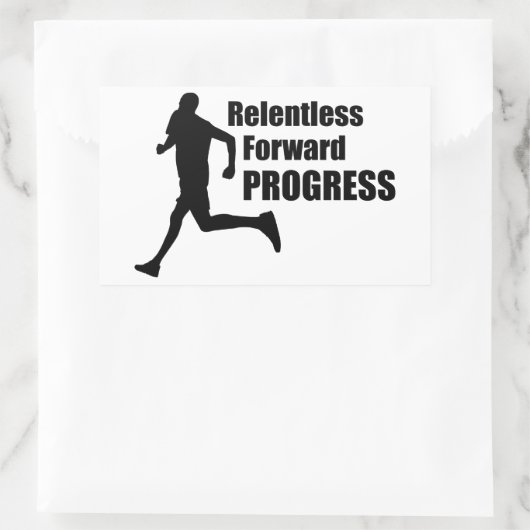 Sticker Rectangulaire Avancement continu en cours (Sac)