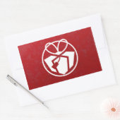 Sticker Rectangulaire Avatar cadeau de Noël (Enveloppe)